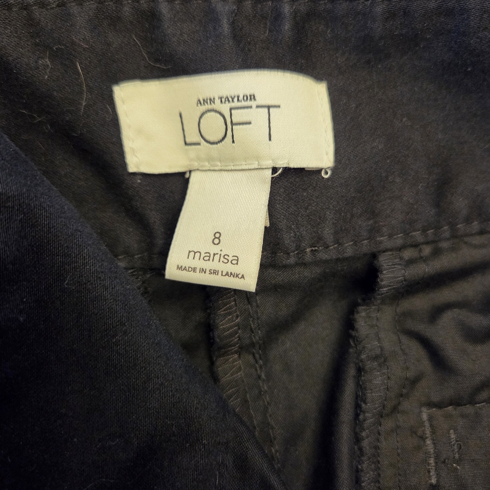Loft Pants Bundle Tan, Gray, and Black Size 8 - Picture 6 of 7